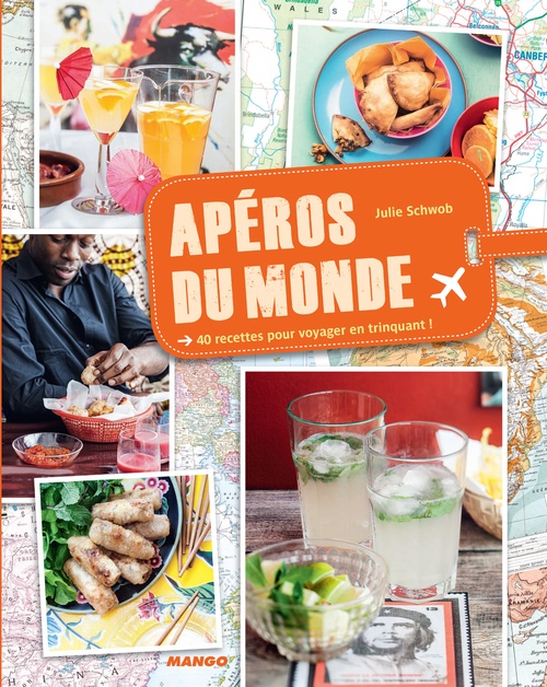 Couverture ebook de Apéros du monde, de Julie Schwob