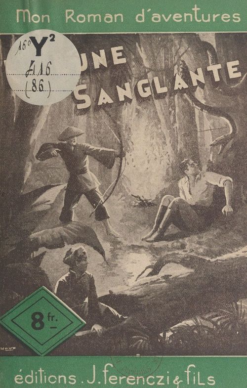 ebook cover of La lune sanglante, by Maurice D'Escrignelles