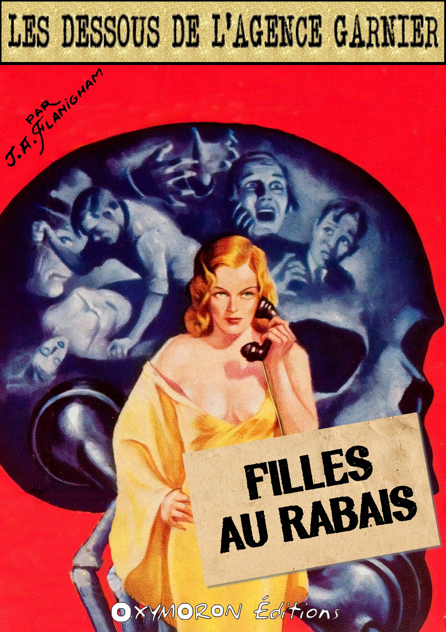 Couverture ebook de Filles au rabais, de J.A. Flanigham