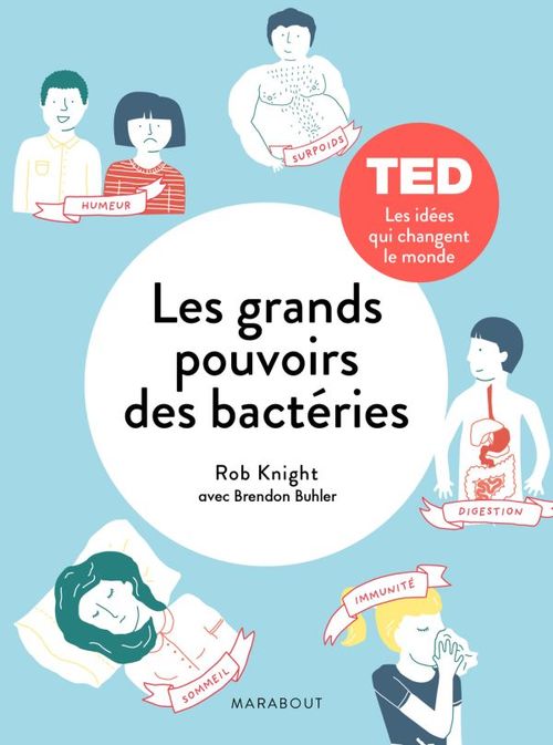 Couverture ebook de Les grands pouvoirs des petites bactéries, de Rob Knight