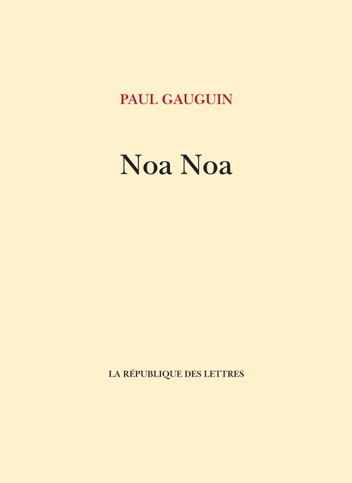 ebook cover of Noa Noa, by Paul Gauguin, Victor Segalen