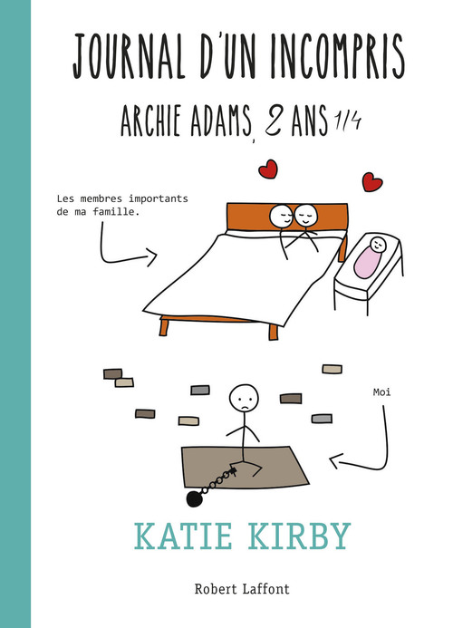Couverture ebook de Journal d'un incompris - Archie Adams, 2 ans 1/4, de Katie Kirby