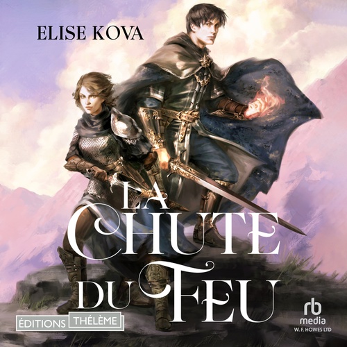 audiobook cover of L'Éveil de l'Air, T2 : La Chute du Feu, by Elise Kova