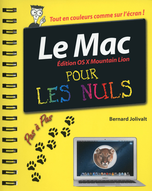 ebook cover of Le Mac édition OS X Mountain Lion pas à pas pour les nuls, by Bernard Jolivalt