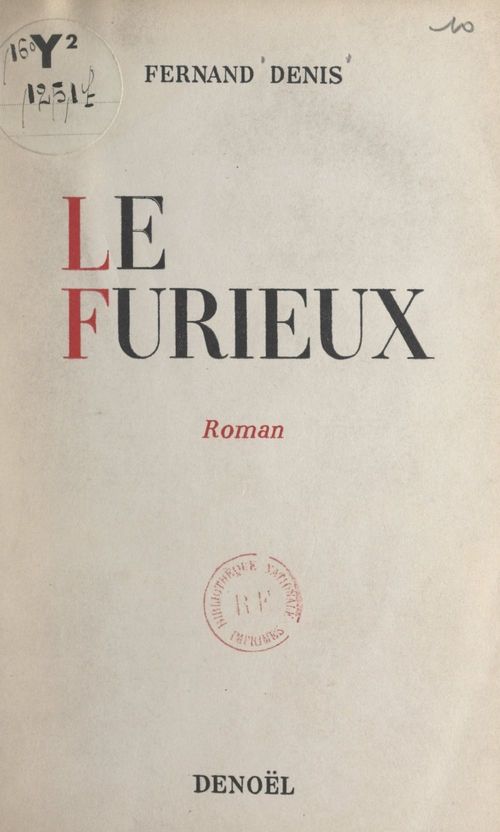 Couverture ebook de Le furieux, de Fernand Denis