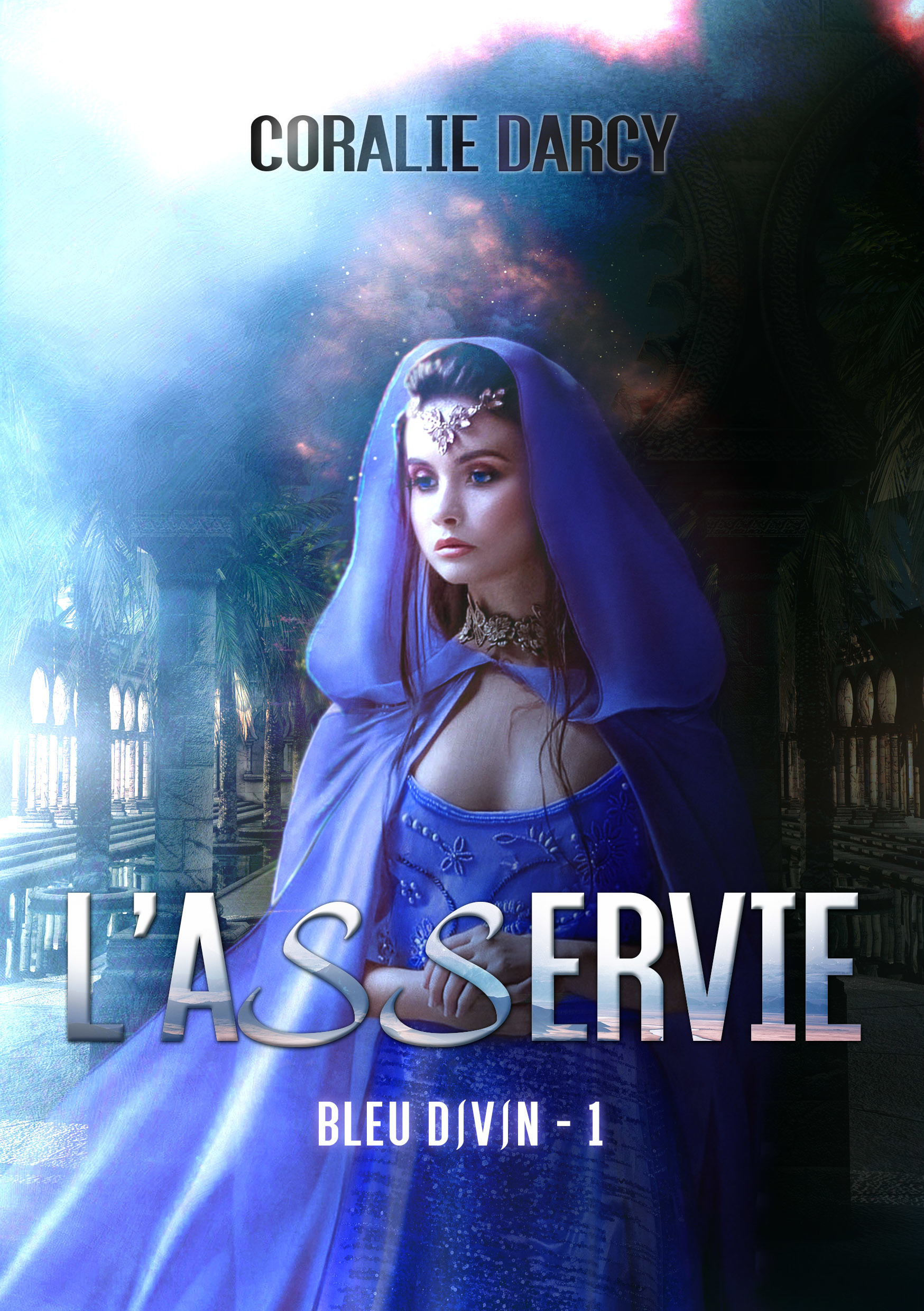 ebook cover of Bleu Divin, by Coralie Darcy
