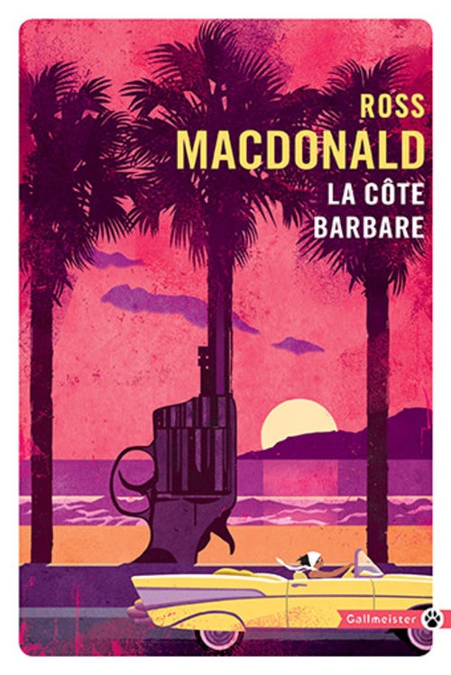 ebook cover of La côte barbare, by Ross Macdonald