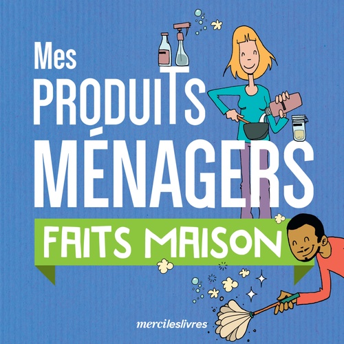 Couverture ebook de Mes produits ménagers faits maison, de Stéphanie Geslin