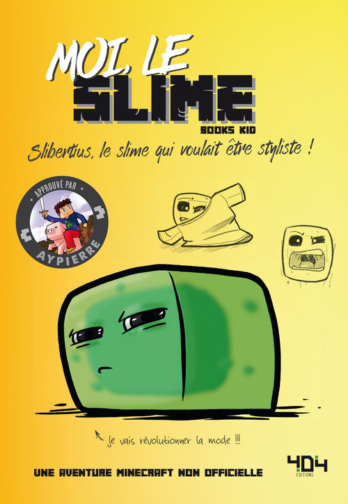 Couverture ebook de Moi, le slime, de Books kid, Elliot Gaudard