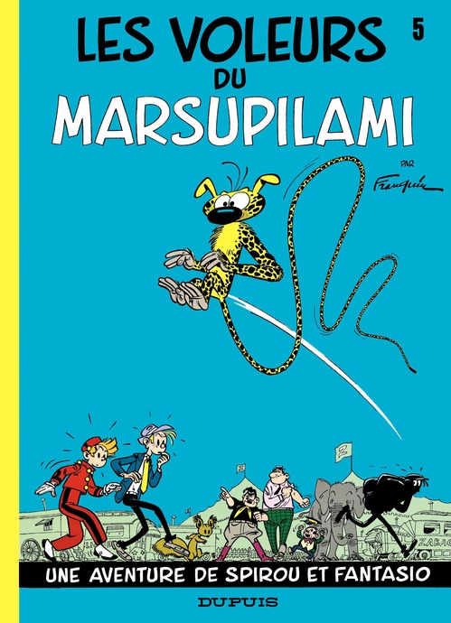 Couverture ebook de Spirou et Fantasio - Tome 5 - Les voleurs du Marsupilami, de André Franquin