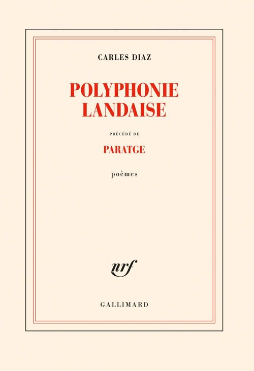 Couverture ebook de Polyphonie landaise précédé de Paratge, de Carles Diaz