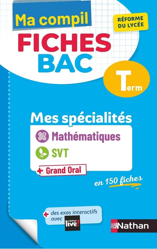 Couverture ebook de Ma Compil Fiches Bac - Maths / SVT - Terminale, de Christian Camaran, Pierre-Antoine Desrousseaux, Claudine Gaston, Olivier Jaoui