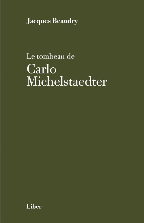 ebook cover of Tombeau de Carlo Michelstaedter, by Jacques Beaudry