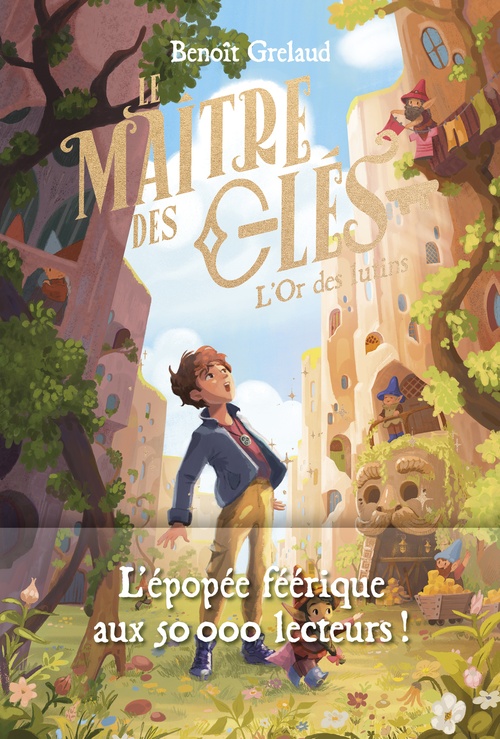 Couverture ebook de Le Maître des Clés - Tome 2 L'Or des lutins, de Benoît Grelaud