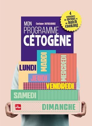 Couverture ebook de Mon programme cétogène, de Corinne Dewandre