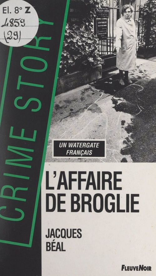 ebook cover of L'affaire de Broglie, by Jacques Béal