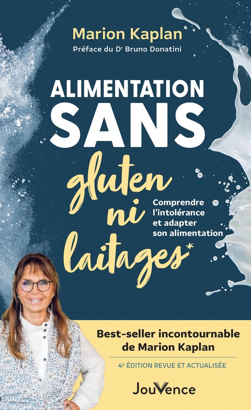 Couverture ebook de Alimentation sans gluten ni laitages, de Marion Kaplan