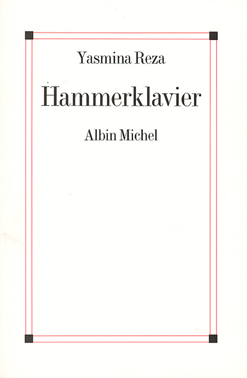 ebook cover of Hammerklavier, by Yasmina Reza