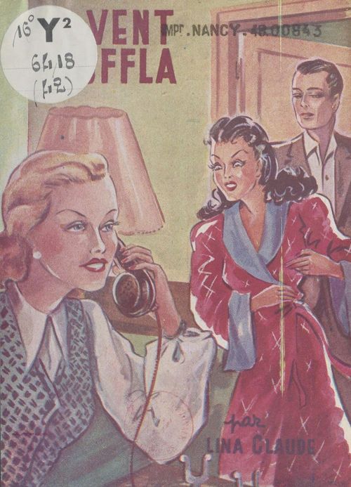 ebook cover of Le vent souffla..., by Lyna Claude