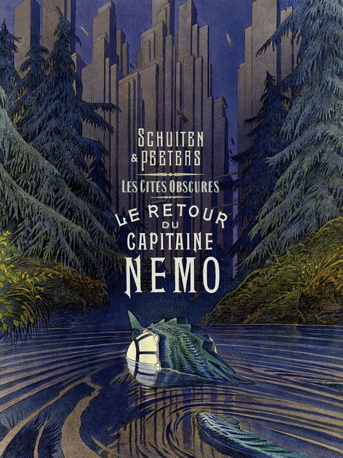 ebook cover of Les Cités obscures- Le Retour du Capitaine Nemo, by François Schuiten, Benoît Peeters