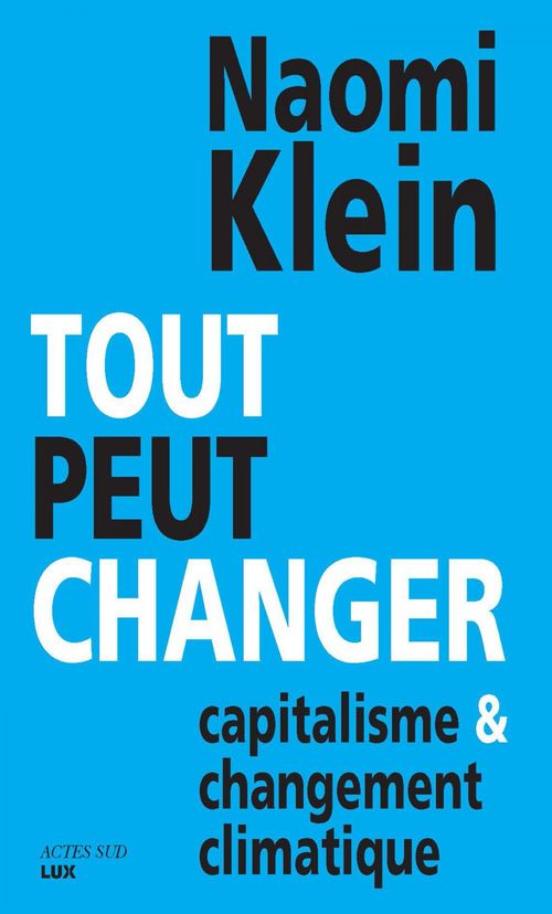 Couverture ebook de Tout peut changer, de Naomi Klein