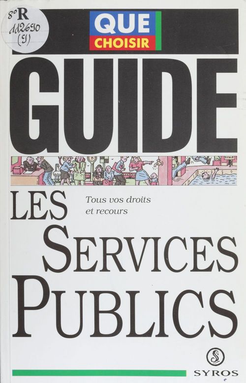 Couverture ebook de Les services publics, de Union fédérale des consommateurs