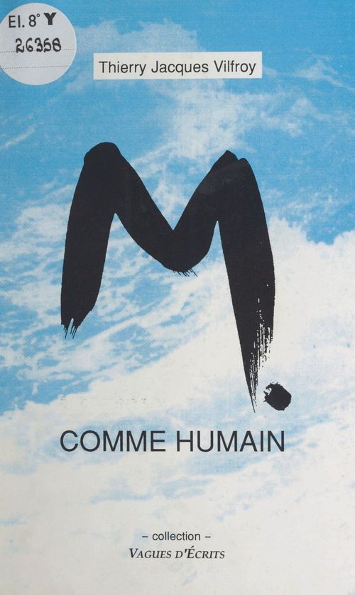 ebook cover of M comme humain, by Thierry-Jacques Vilfroy