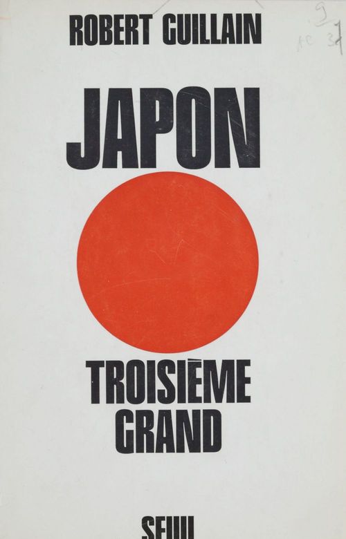 Couverture ebook de Japon, troisième grand, de Robert Guillain
