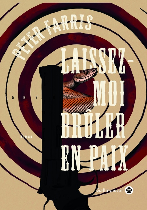 Couverture ebook de Laissez-moi brûler en paix, de Peter Farris