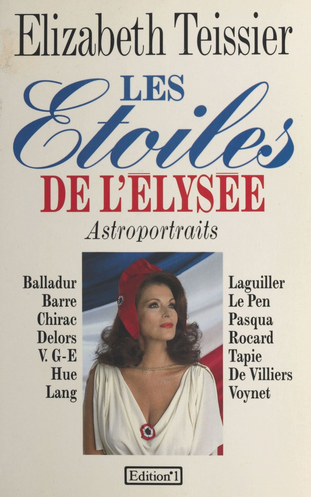 Couverture ebook de Les étoiles de l'Élysée : astro-portraits, de Elizabeth Teissier