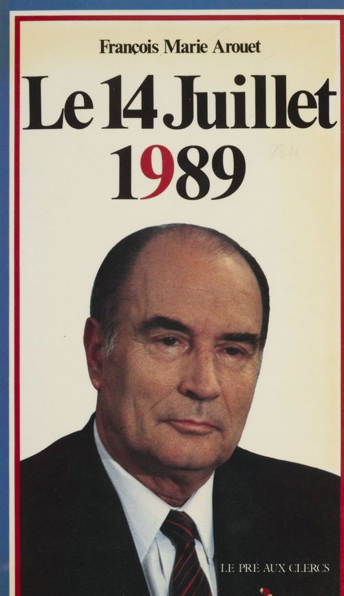 Couverture ebook de Le 14 juillet 1989, de François-marie Arouet