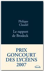Couverture ebook de Le rapport de Brodeck, de Philippe Claudel