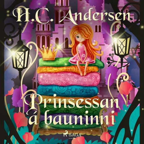 audiobook cover of Prinsessan á bauninni, by H.C. Andersen