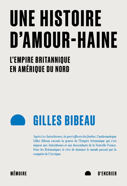 Couverture ebook de Une histoire d'amour-haine, de Gilles Bibeau