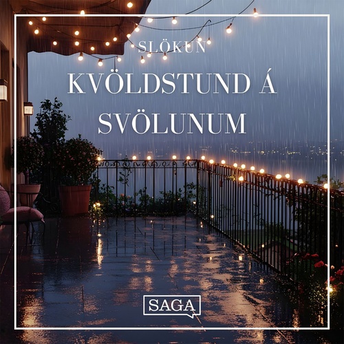 Couverture audiobook de Kvöldstund á svölunum, de Rasmus Broe