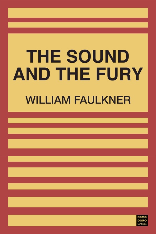 ebook cover of The Sound and the Fury, by William Faulkner