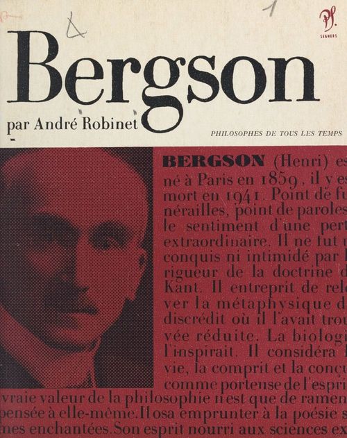 ebook cover of Bergson et les métamorphoses de la durée, by André Robinet