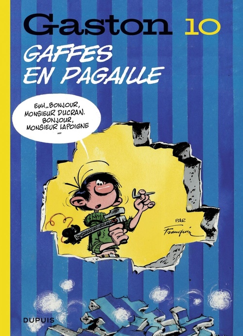 Couverture ebook de Gaston - Tome 10 - Gaffes en pagaille, de André Franquin