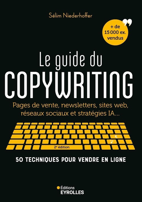 Couverture ebook de Le guide du copywriting, de Sélim Niederhoffer