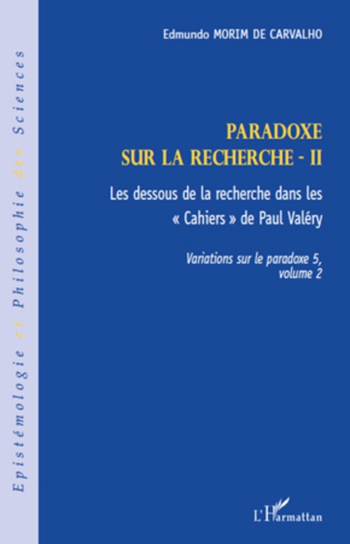 ebook cover of Paradoxe sur la recherche II, by Edmundo Morim de carvalho
