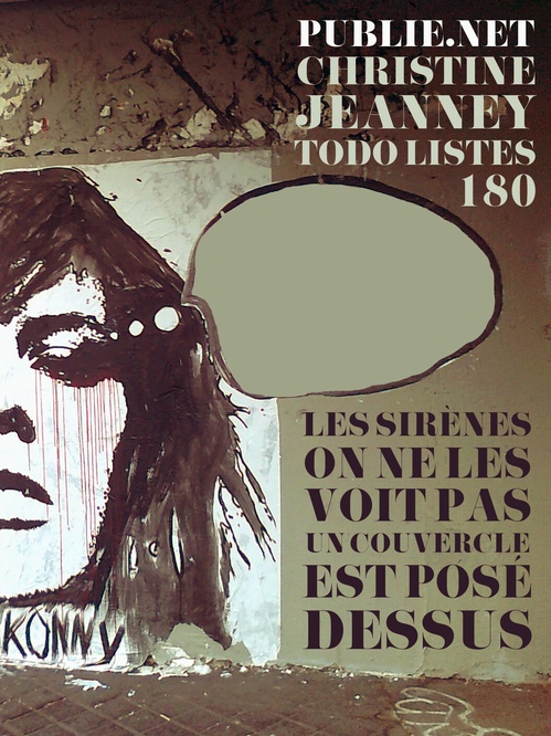ebook cover of Les sirènes on ne les voit pas un couvercle est posé dessus, by Christine Jeanney