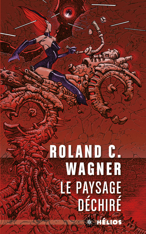Couverture ebook de Le Paysage déchiré, de Roland C. Wagner