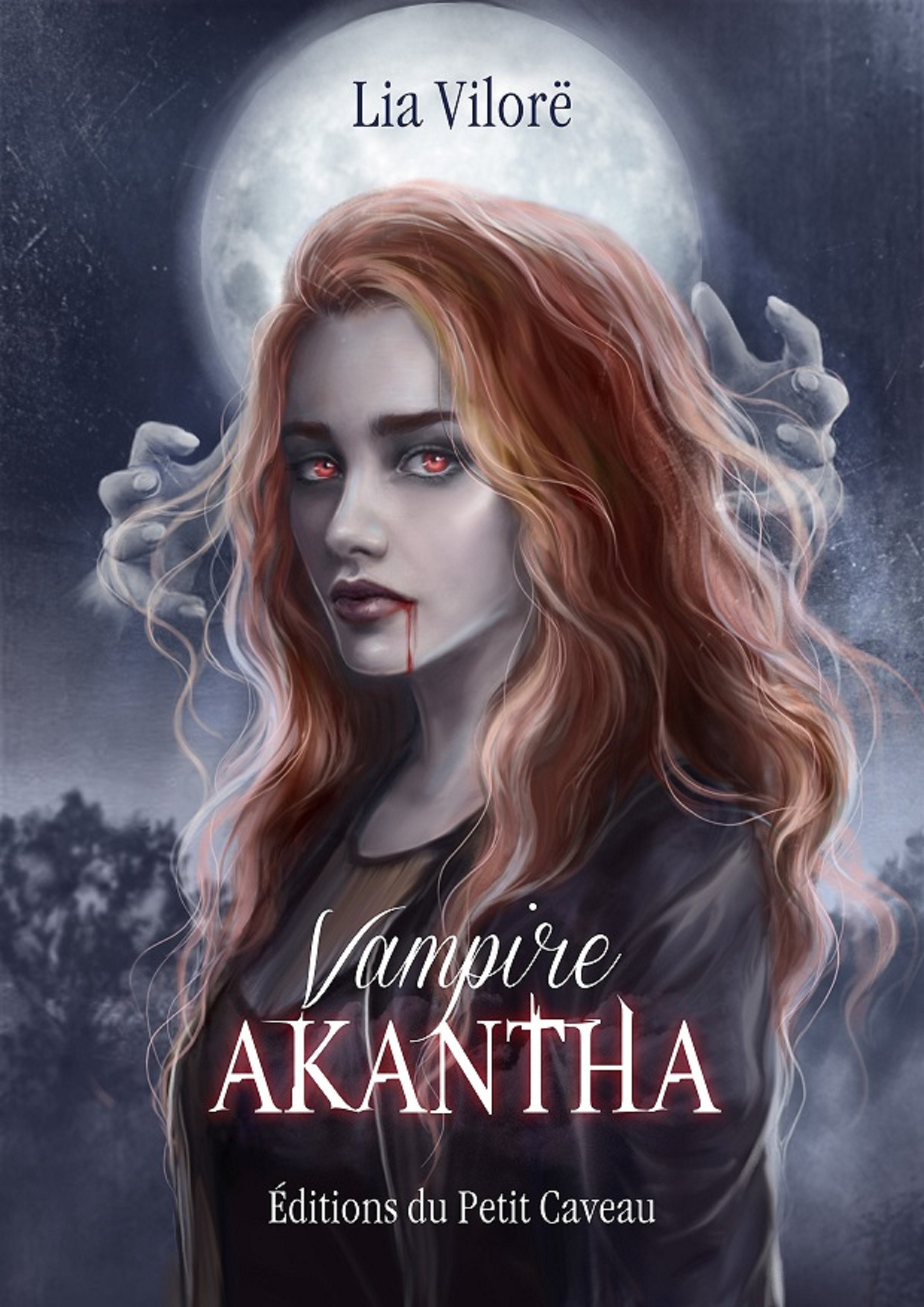 ebook cover of Vampire Akantha, by Lia Vilorë