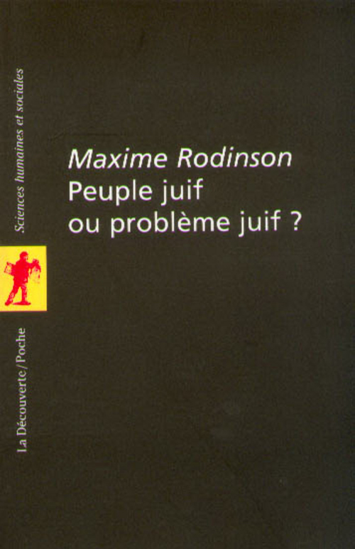 Couverture ebook de Peuple juif ou problème juif ?, de Maxime Rodinson
