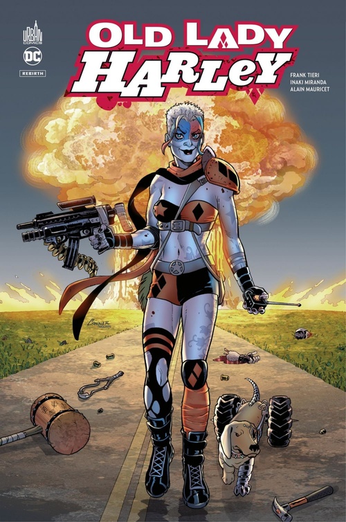 Couverture ebook de Harley Quinn - Old Lady Harley, de Frank Tieri, Miranda Inaki