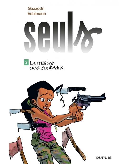 Couverture ebook de Seuls - Tome 2 - Le maître des couteaux, de Fabien Vehlmann, Bruno Gazzotti