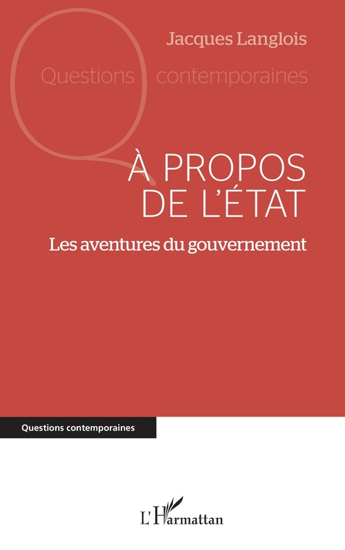 Couverture ebook de À propos de l´État, de Jacques Langlois
