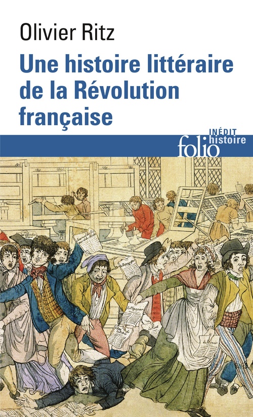 ebook cover of Une histoire littéraire de la Révolution française, by Olivier Ritz