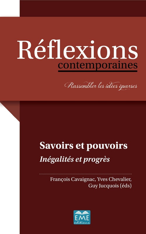 Couverture ebook de Savoirs et pouvoirs, de Guy Jucquois, François Cavaignac, Yves Chevalier
