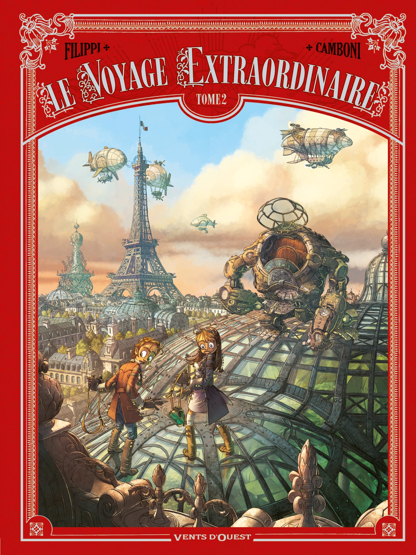 ebook cover of Le Voyage extraordinaire - Tome 02, by Denis-Pierre Filippi, Silvio Camboni
